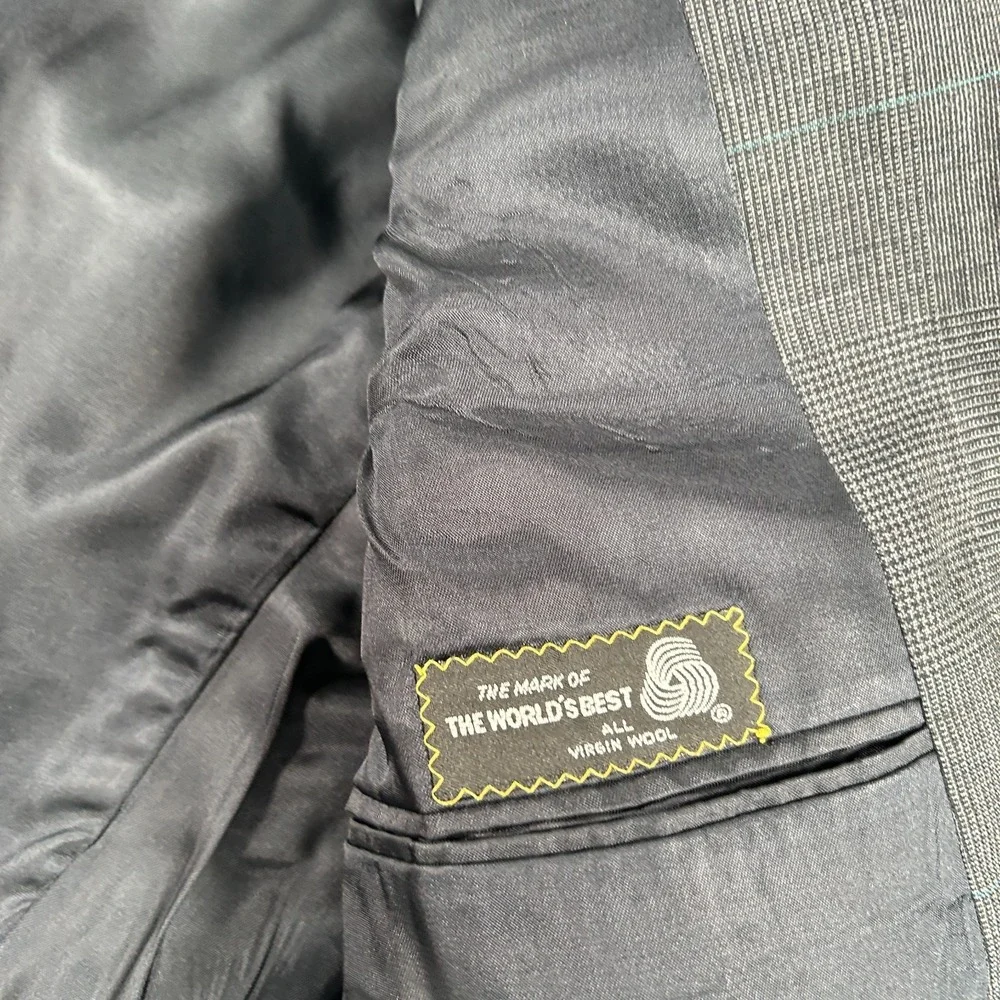 Vintage Polo Ralph Lauren Blazer Coat Mens 40 Gray Wool Polo University Club USA